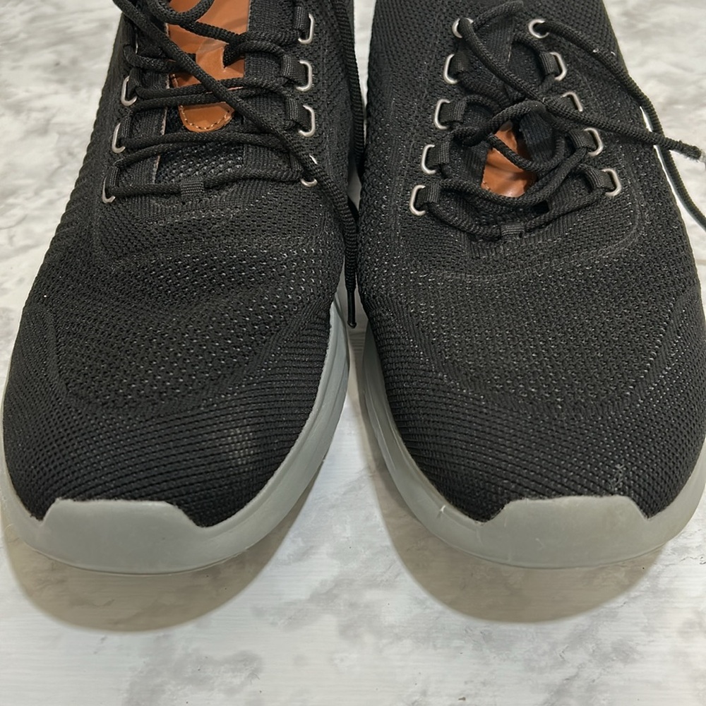 JONHSTON & MURPHY MENS ATHLETIC SHOES BLACK Sz 15 - Picture 7 of 9